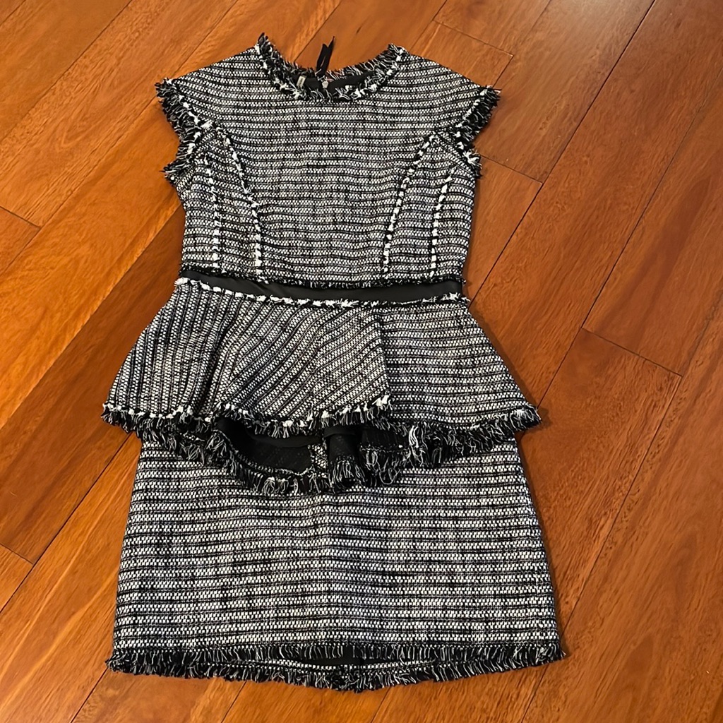 Rebecca Taylor Outfit Top And Skirt, Size 4 Excellent Condition